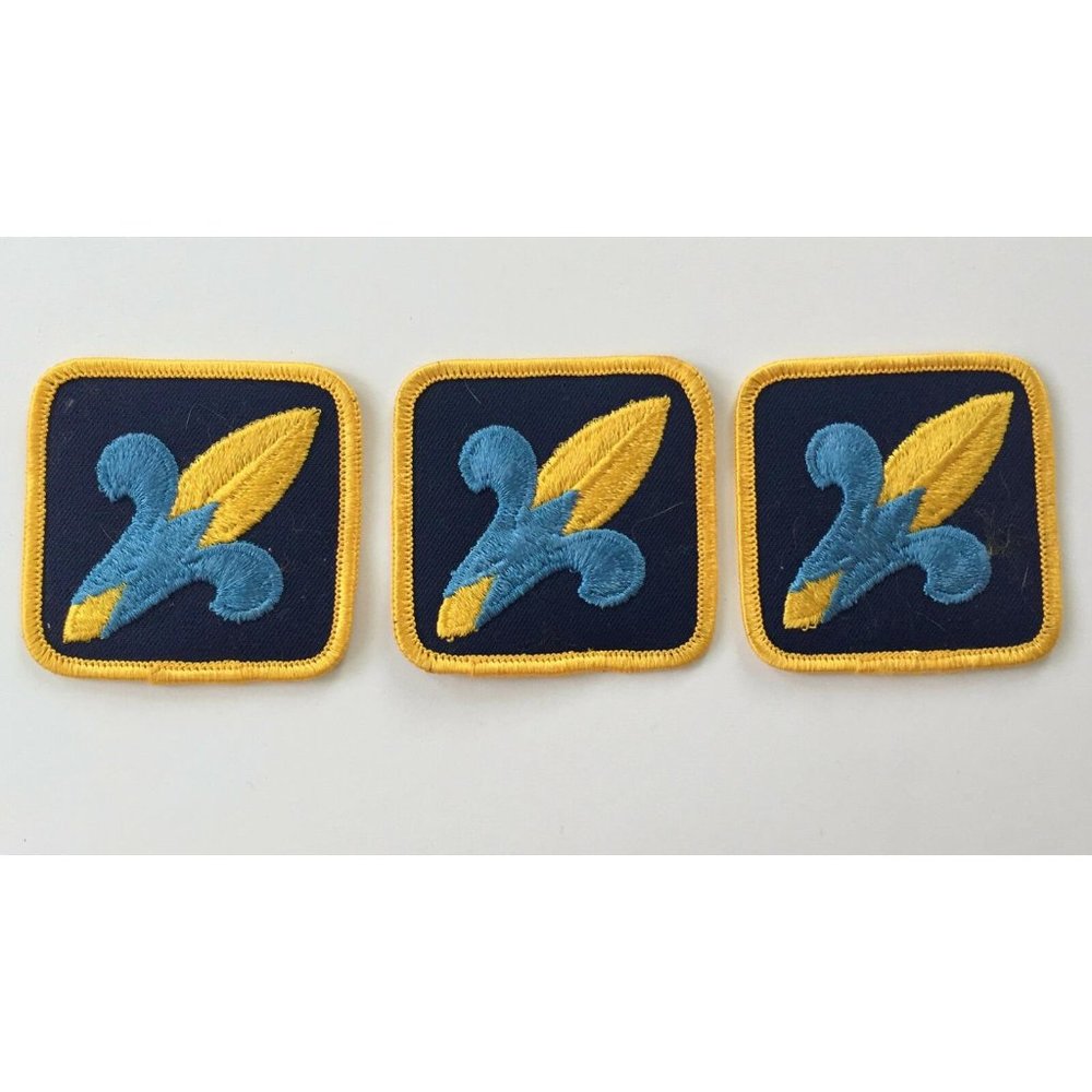 3 NEW Webelos BSA Boy Scouts Cub Scouts Neckerchief Patches